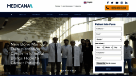 What Medicanainternational.com website looked like in 2021 (3 years ago)