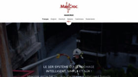 What Maxicroc.com website looked like in 2021 (3 years ago)