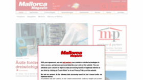 What Mallorcamagazin.com website looked like in 2021 (3 years ago)