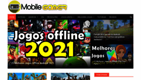 What Mobilegamer.com.br website looked like in 2021 (3 years ago)