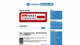 What Meinedeals.de website looked like in 2021 (3 years ago)
