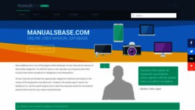 What Manualsbase.com website looked like in 2021 (3 years ago)