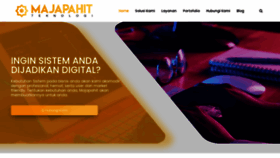 What Majapahit.id website looked like in 2021 (4 years ago)