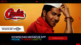What Megaflix.tv website looked like in 2021 (3 years ago)