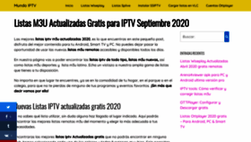What Mundoiptvplus.com website looked like in 2021 (3 years ago)