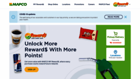 What Mapcorewards.com website looked like in 2021 (3 years ago)
