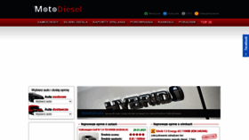 What Motodiesel.pl website looked like in 2021 (3 years ago)