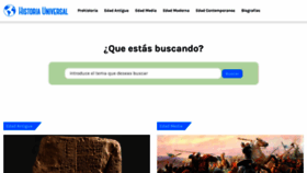 What Mihistoriauniversal.com website looked like in 2021 (3 years ago)