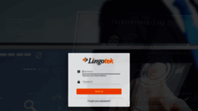 What Myaccount.lingotek.com website looked like in 2021 (3 years ago)