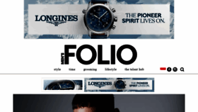 What Mens-folio.com website looked like in 2021 (3 years ago)