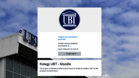 What Moodle.ubt-uni.net website looked like in 2021 (3 years ago)