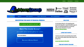 What Mymoneywizard.com website looked like in 2021 (3 years ago)