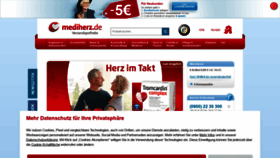 What Mediherz-shop.de website looked like in 2021 (3 years ago)