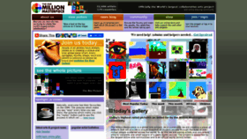What Millionmasterpiece.com website looked like in 2021 (3 years ago)