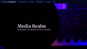 What Mediarealm.com.au website looked like in 2021 (3 years ago)