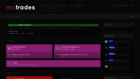 What Mctrades.org website looked like in 2021 (3 years ago)