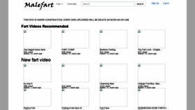 What Malefart.com website looked like in 2021 (3 years ago)