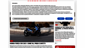What Motociclismo.it website looked like in 2021 (3 years ago)