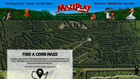 What Mazeplay.com website looked like in 2021 (3 years ago)