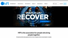 What Mpi.org website looked like in 2021 (3 years ago)