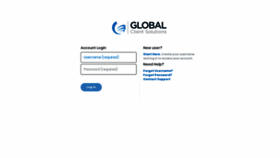 What Myaccount.globalclientsolutions.com website looked like in 2021 (3 years ago)