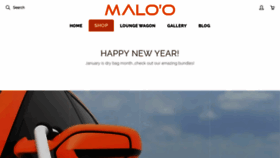 What Malooracks.com website looked like in 2021 (3 years ago)
