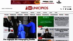What Municipiospuebla.mx website looked like in 2021 (3 years ago)