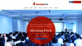 What Morningpitch.com website looked like in 2021 (3 years ago)