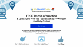 What Mytransitplanner.com website looked like in 2021 (3 years ago)