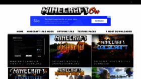 What Minecraftore.com website looked like in 2021 (3 years ago)