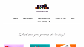 What Momsandcrafters.com website looked like in 2021 (5 years ago)