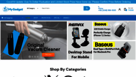 What Mygadget.pk website looked like in 2021 (3 years ago)