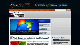 What Macyourself.com website looked like in 2021 (3 years ago)