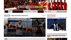 What Macedonianfootball.com website looked like in 2021 (3 years ago)