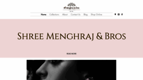 What Menghraj.com website looked like in 2021 (3 years ago)