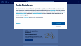 What Mail.ionos.de website looked like in 2021 (3 years ago)