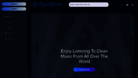 What Mycleanmusic.com website looked like in 2021 (3 years ago)