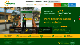 What Mibanco.com.pe website looked like in 2021 (3 years ago)