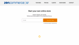 What Myzencommerce.in website looked like in 2021 (3 years ago)