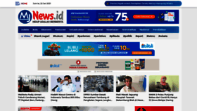 What Mjnews.id website looked like in 2021 (3 years ago)