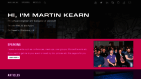 What Martink.me website looked like in 2021 (3 years ago)