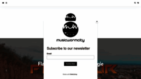 What Musicwormcity.com website looked like in 2021 (3 years ago)