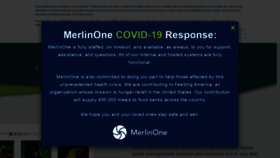 What Merlinone.net website looked like in 2021 (3 years ago)