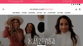 What Mysisterscloset-boutique.com website looked like in 2021 (3 years ago)