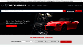 What Mazda-parts.com website looked like in 2021 (3 years ago)