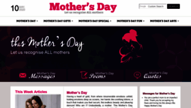 What Mothersdaycelebration.com website looked like in 2021 (3 years ago)