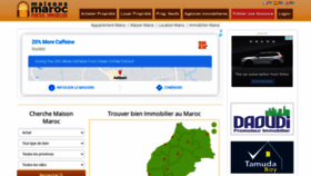 What Maisons-maroc.com website looked like in 2021 (3 years ago)