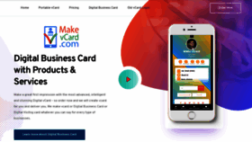What Makevcard.com website looked like in 2021 (3 years ago)