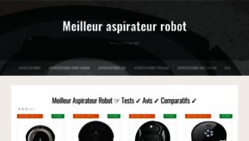What Meilleur-aspirateur-robot.fr website looked like in 2021 (3 years ago)