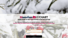 What Mychart.montefiore.org website looked like in 2021 (3 years ago)